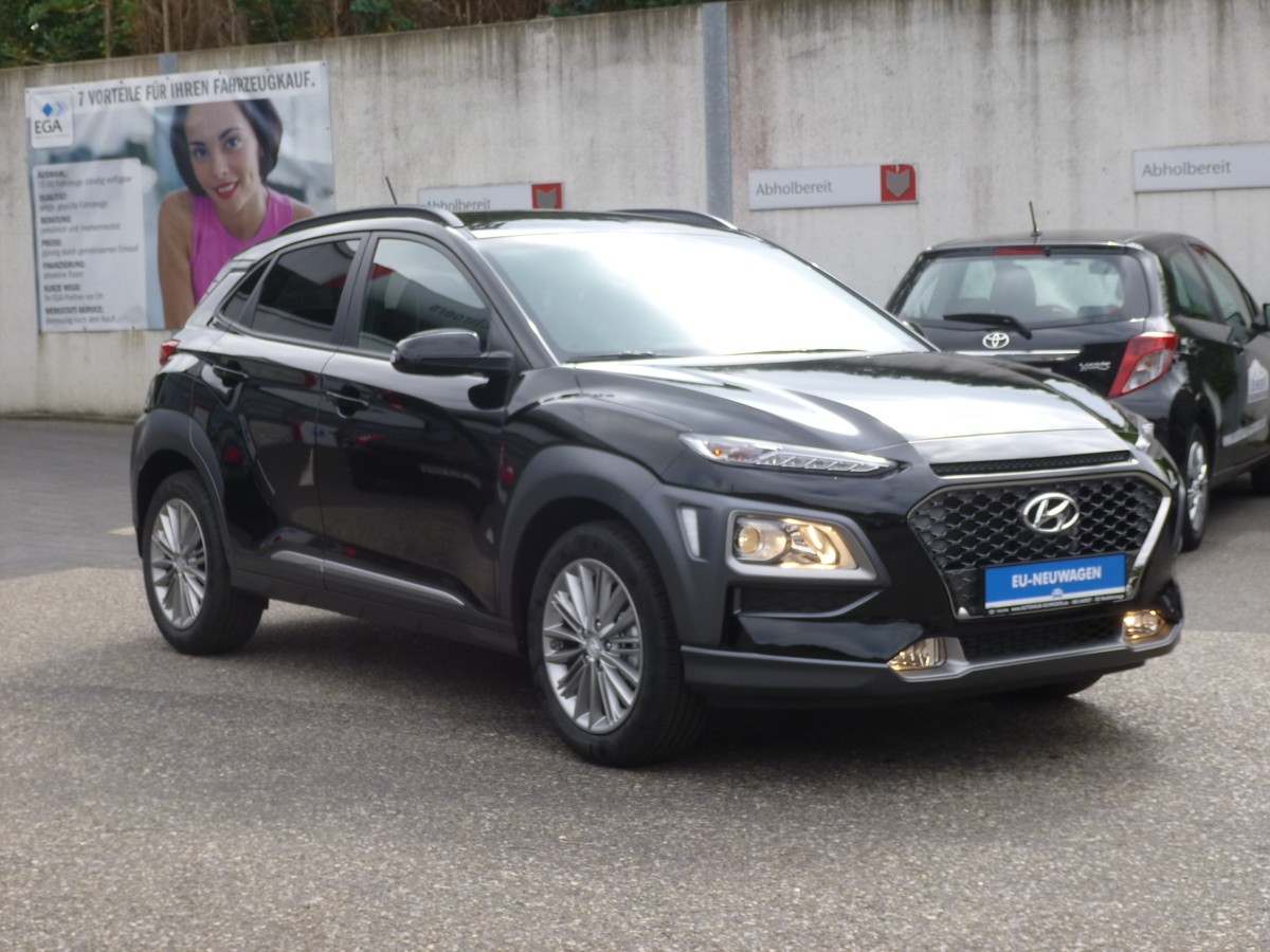 Hyundai KONA 1.0 T-GDI - T-Leder - PDC - Sitzhzg - AHK - Garantie