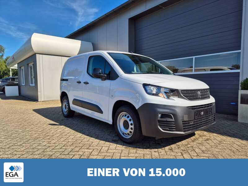 Peugeot Partner 1.5 BlueHDI 102PS 2-Sitzer AHK Klima Radio Apple CarPlay Android Auto Bl