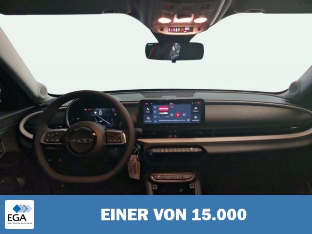 Fiat 600 125 Jahre Edition Navi LED ACC Apple CarPlay Android Auto digitales Cockpit 