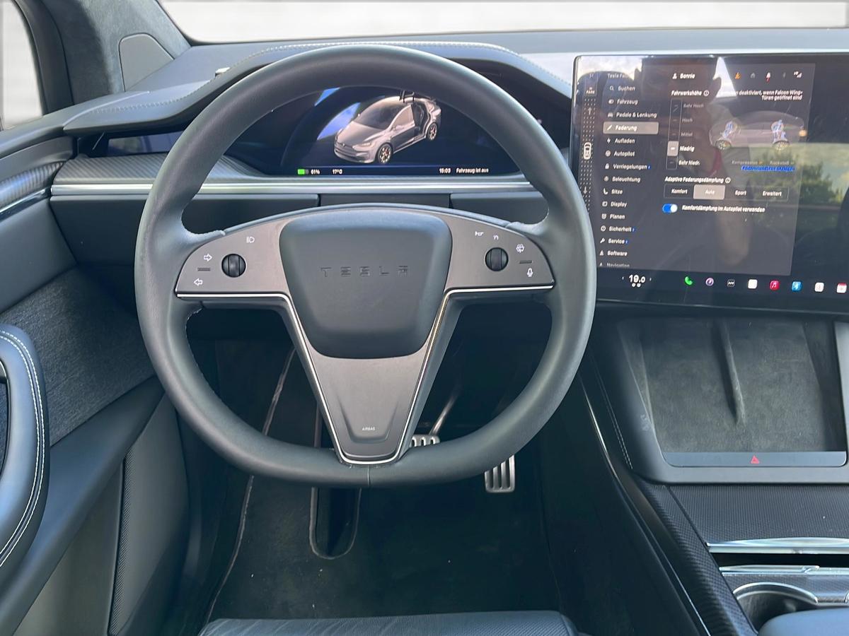 Tesla Model X Tri-Motor Plaid *Leder*6 Sitze*Luftfahrwerk*