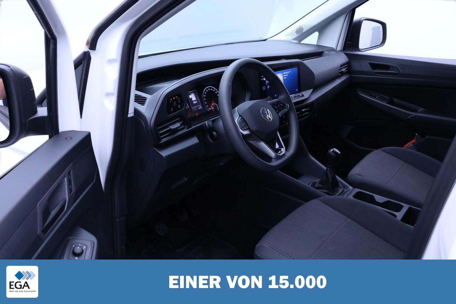 Volkswagen Caddy Cargo Comfort 2.0 TDI 122PS 2-Sitzer AHK Navi Rückf.Kamera PDC v+h Klima V