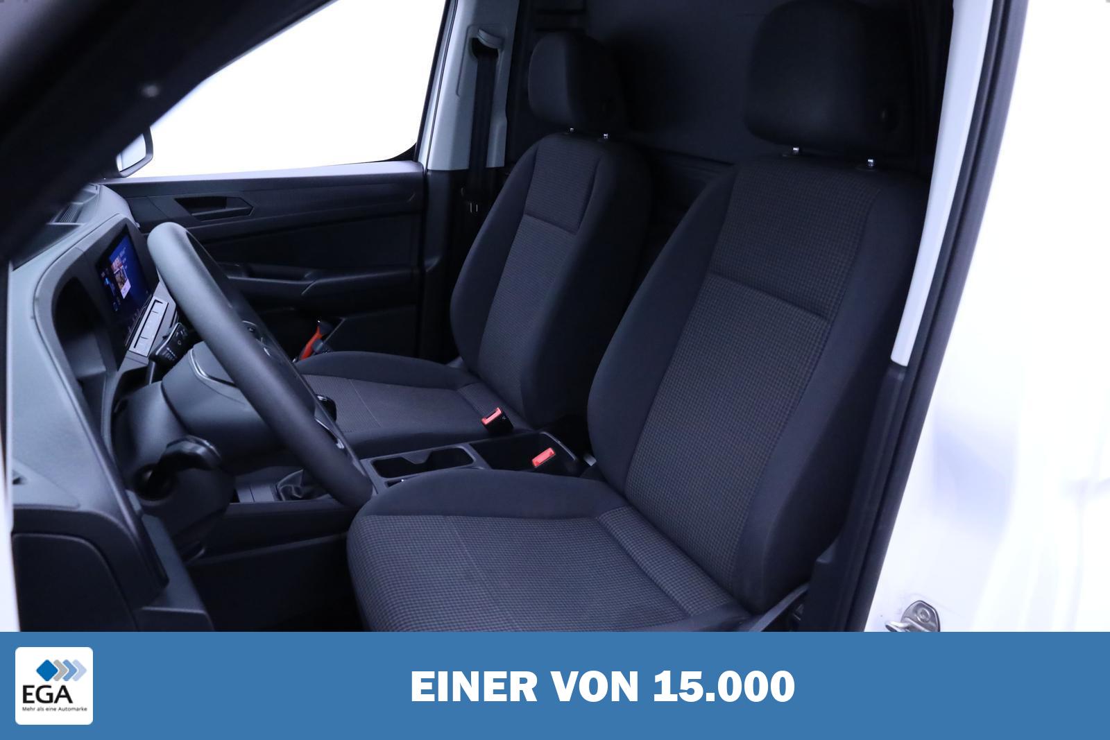 Volkswagen Caddy Cargo Comfort 2.0 TDI 122PS 2-Sitzer AHK Navi Rückf.Kamera PDC v+h Klima V
