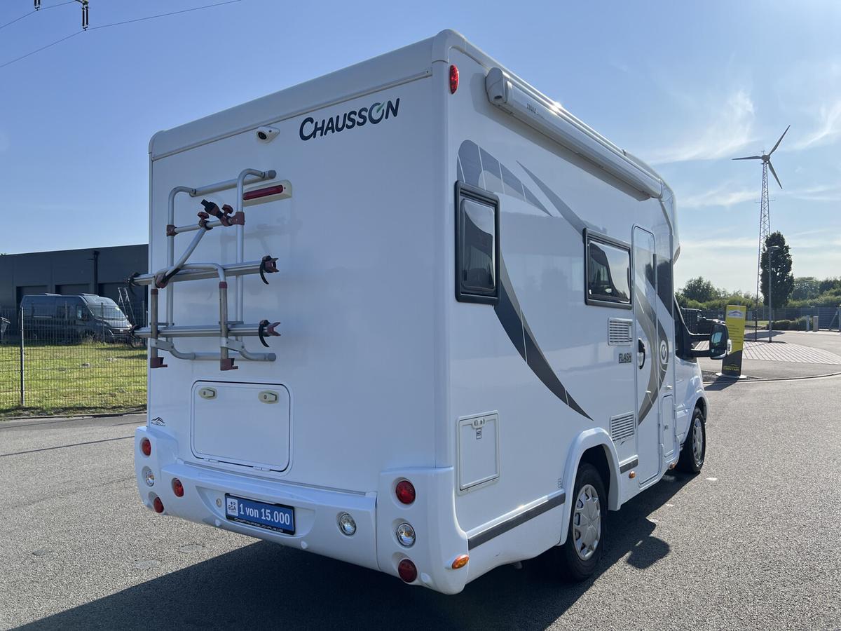 Chausson Flash 515 Markise+Hubbett+TV+Kamera+Stützen