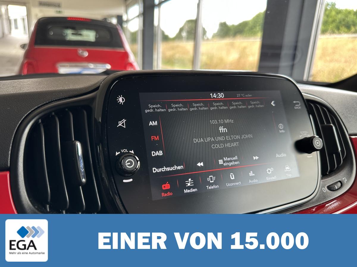 Fiat 500 1.0 Mild Hybrid Dolcevita Pannodach Klima Car Play