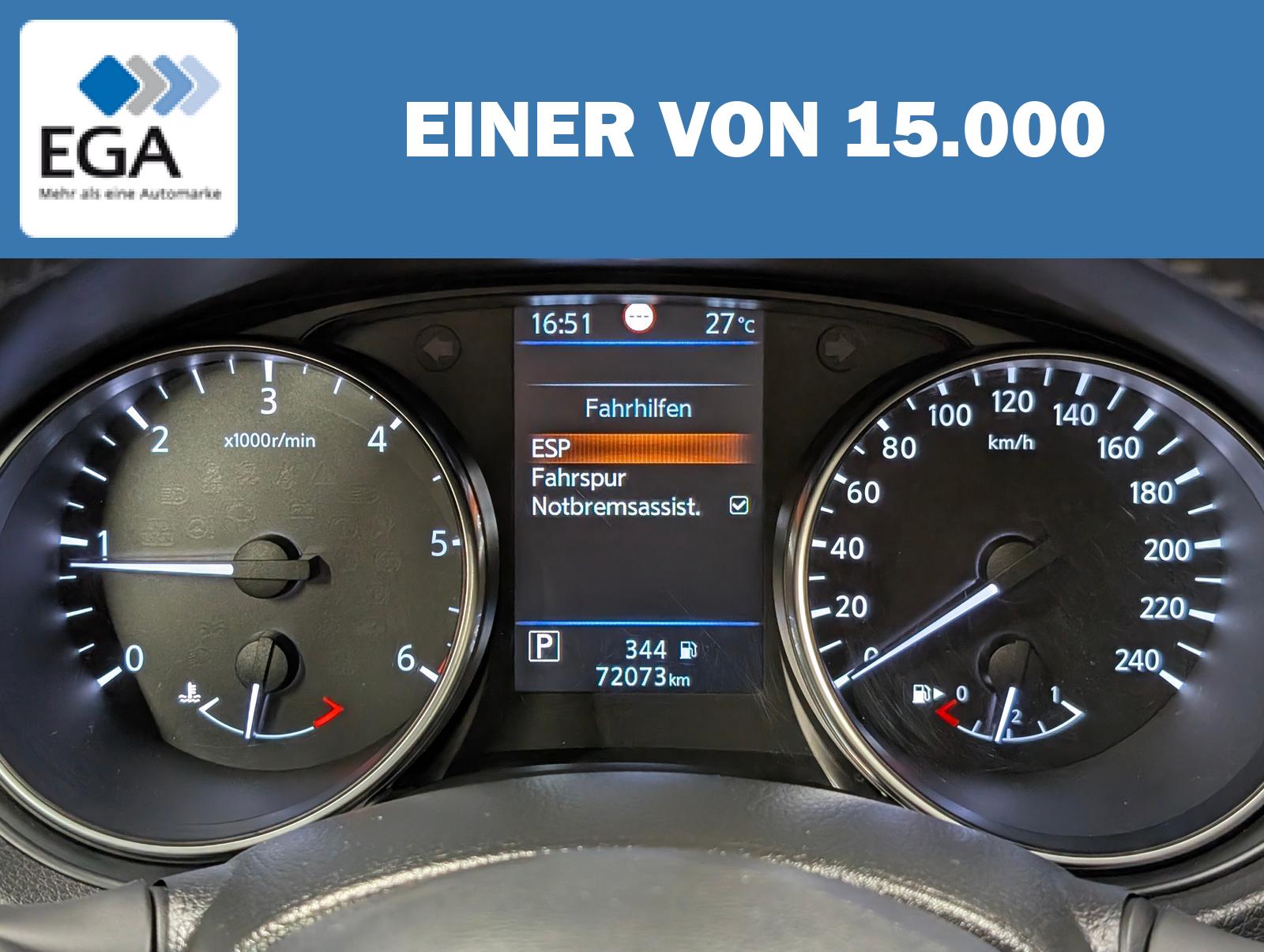 Nissan Qashqai N-Way Navi/Pano/Kam/SHZ/DAB/18-Zoll