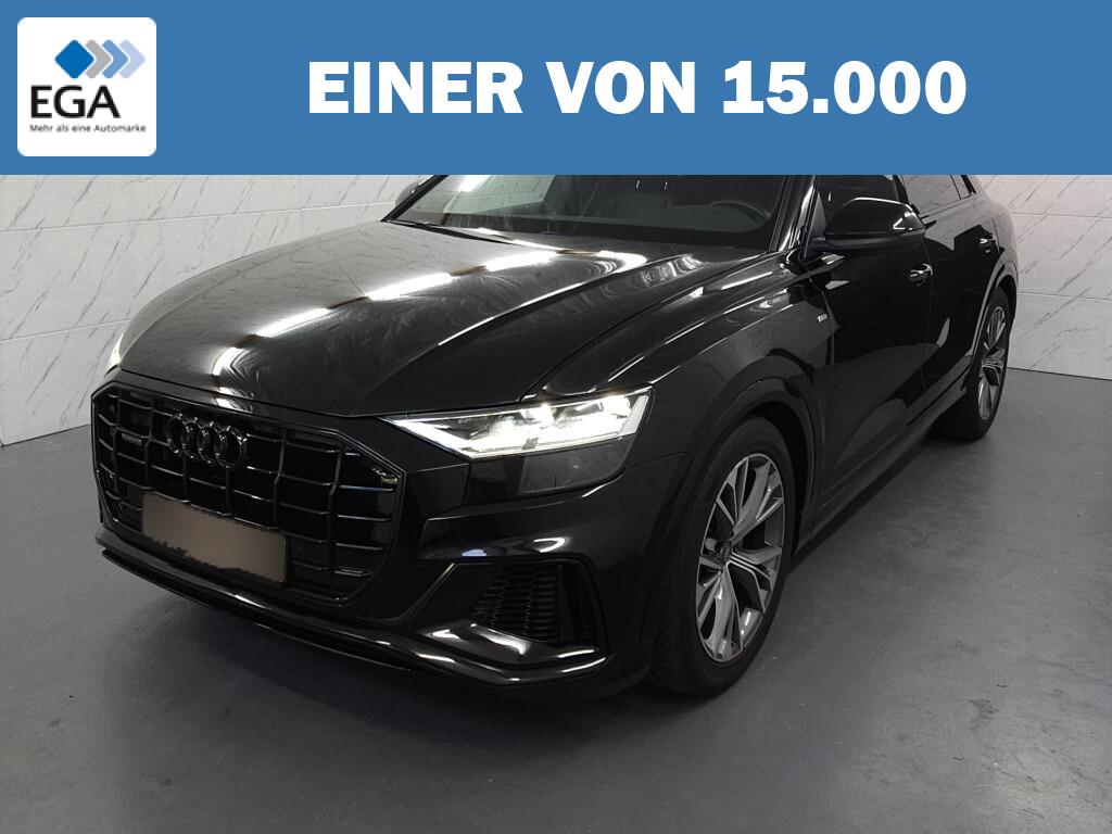 Audi Q8 50TDI quattro+S-Line+AHK+LED+Leder+Pano+Kam