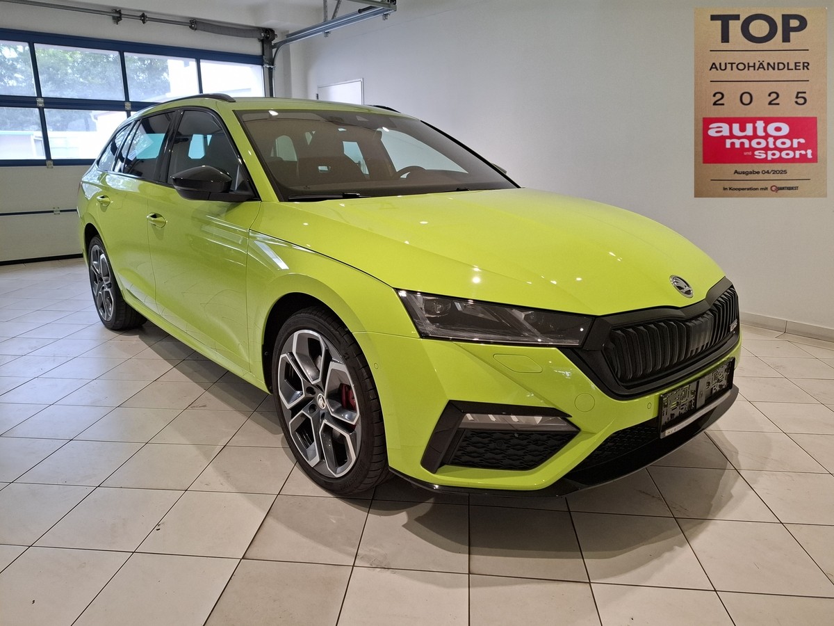 Skoda Octavia Combi RS iV AHK Head Up Parklenk