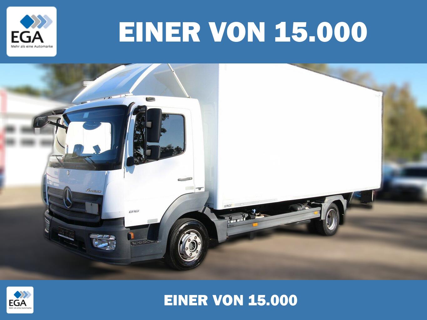 Mercedes-Benz Atego 818 Koffer LBW+KLIMA+TEMPOMAT+KAMERA+AHK