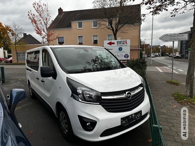 Opel Vivaro 1.6 DCI L2 9 Sitzer Brandschaden *Motor Läuft* 