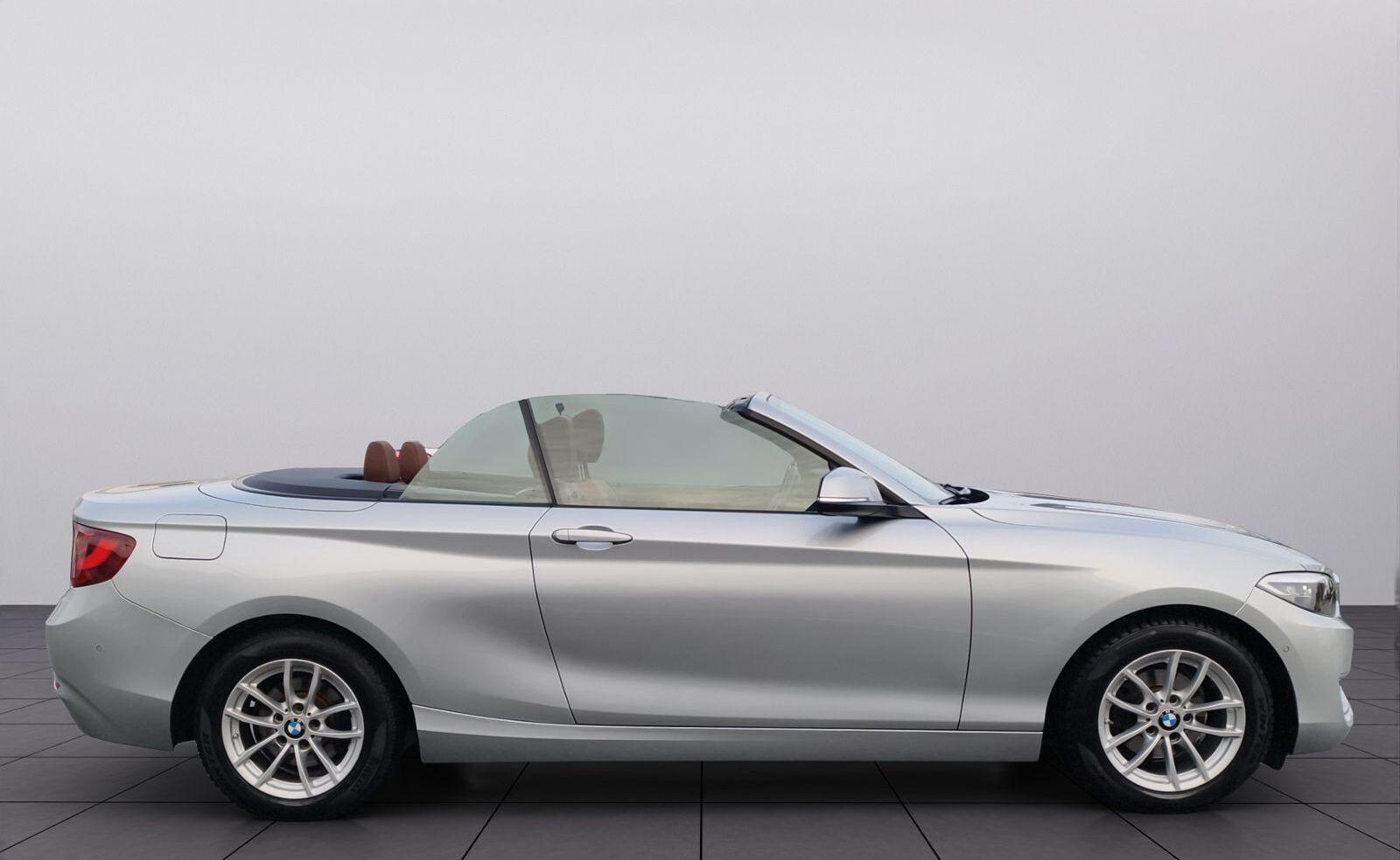 BMW 218 i Cabrio Aut./Leder/SHZ/Navi/PDC v.+h