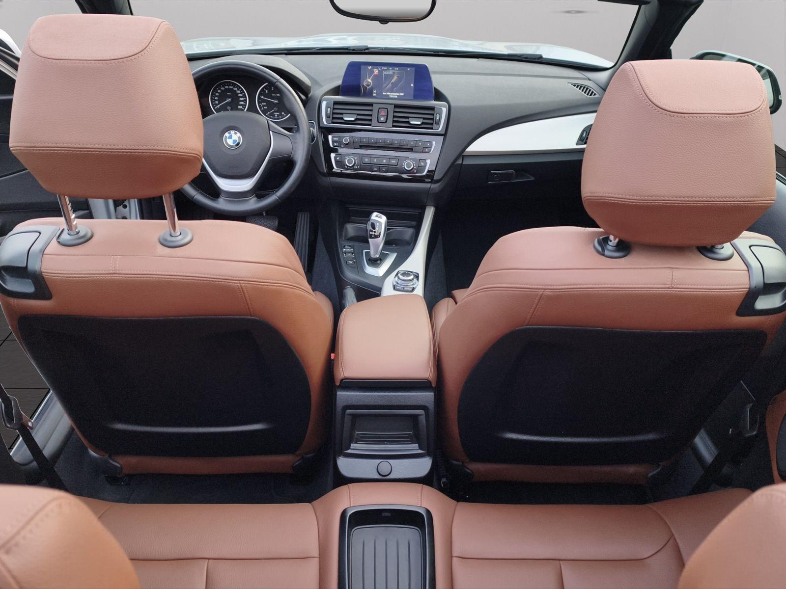 BMW 218 i Cabrio Aut./Leder/SHZ/Navi/PDC v.+h