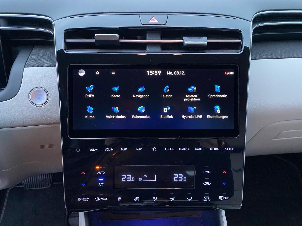 Hyundai Tucson Plug-In Hybrid Prime 4WD AHK Assistenz ECS