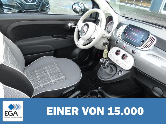 Fiat 500C Lounge Faltdach Navi Apple CarPlay Android Auto Klimaautom Musikstreaming D