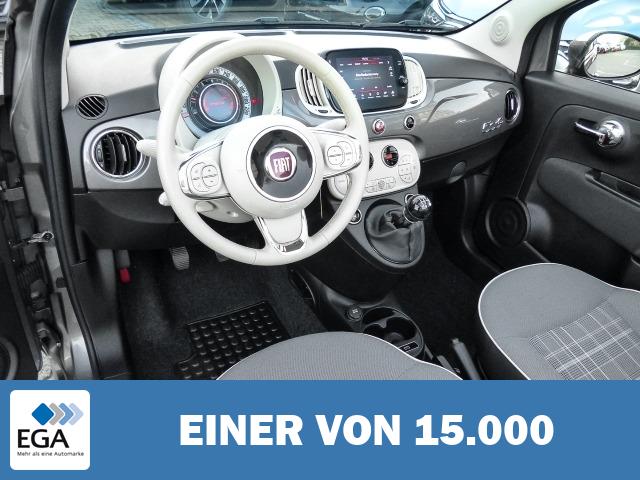 Fiat 500C Lounge Faltdach Navi Apple CarPlay Android Auto Klimaautom Musikstreaming D