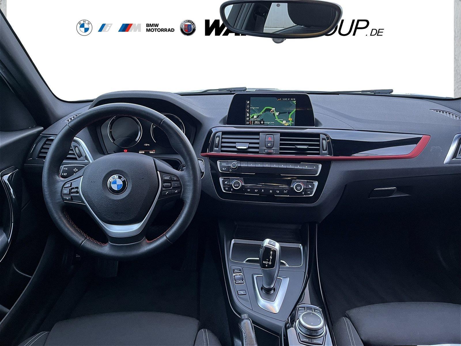 BMW 120 5-TÜRER SPORT LINE AUT NAVI LED GRA PDC SHZG KLIMAAUTOMATIK