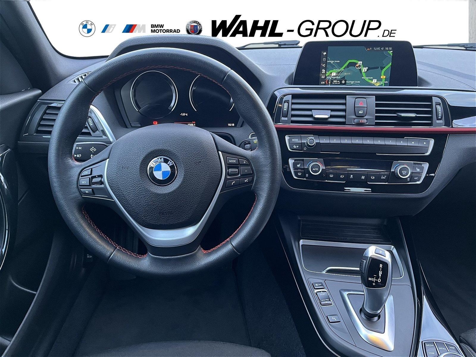 BMW 120 5-TÜRER SPORT LINE AUT NAVI LED GRA PDC SHZG KLIMAAUTOMATIK