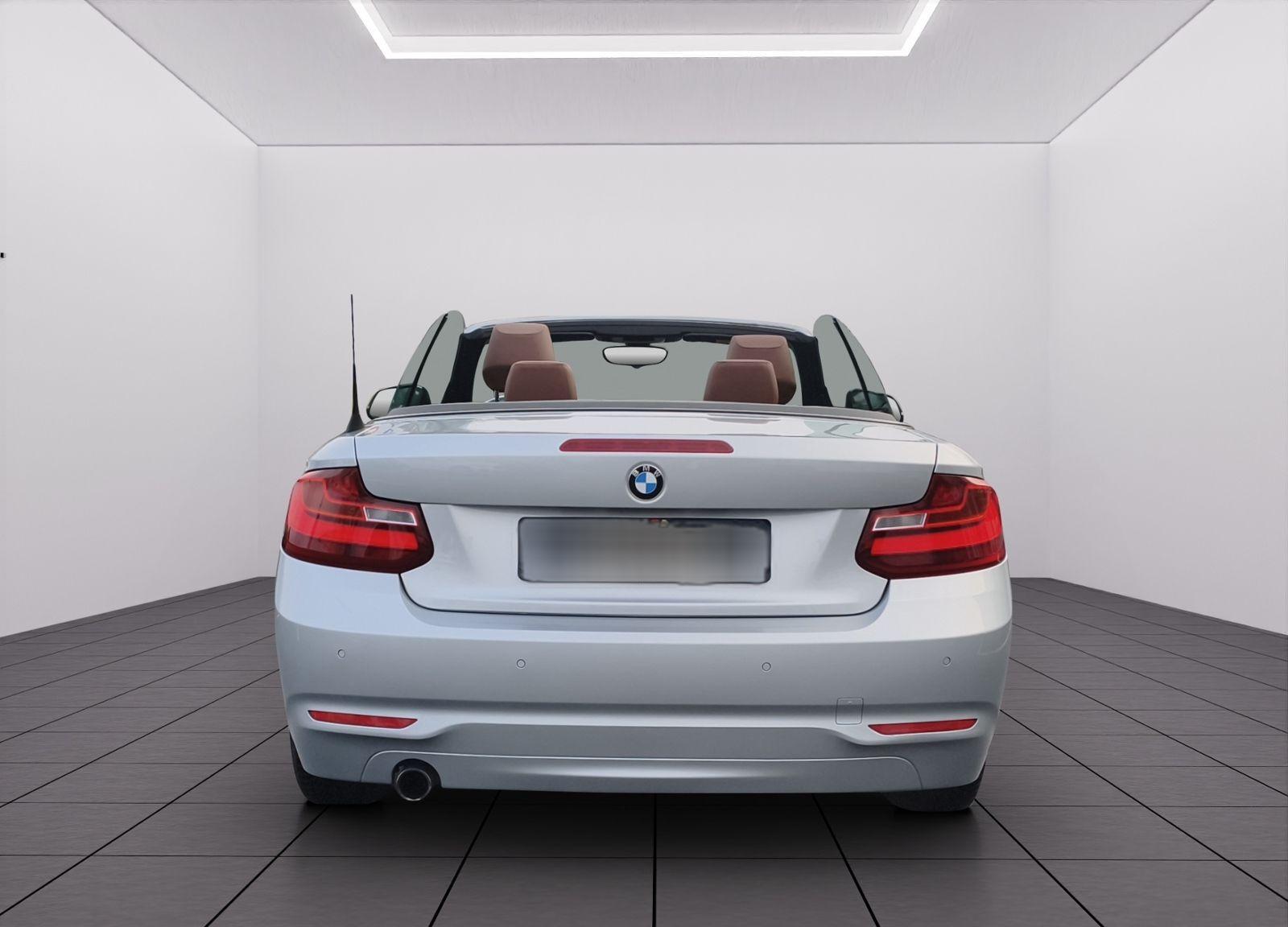 BMW 218 i Cabrio Aut./Leder/SHZ/Navi/PDC v.+h