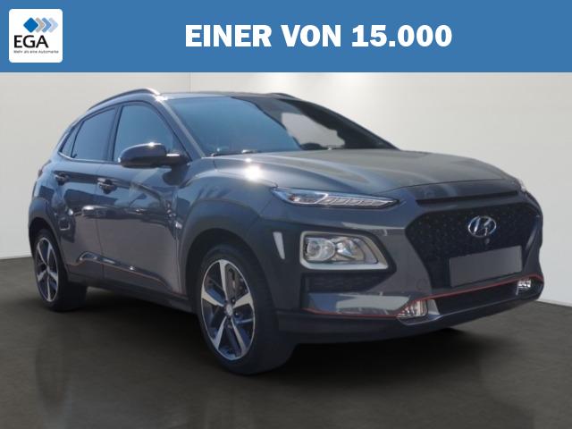 Hyundai KONA Style 4WD 1.6 T-GDI Navi AHK Teilleder SHZ Klimaaut. AHK-abnehmbar Leder Dy