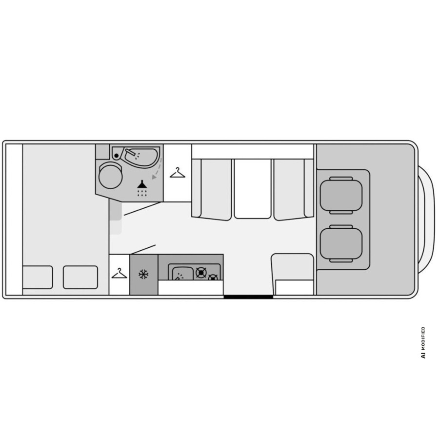 Corigon A Pure 70 D 6 Sitze+Markise+Kamera
