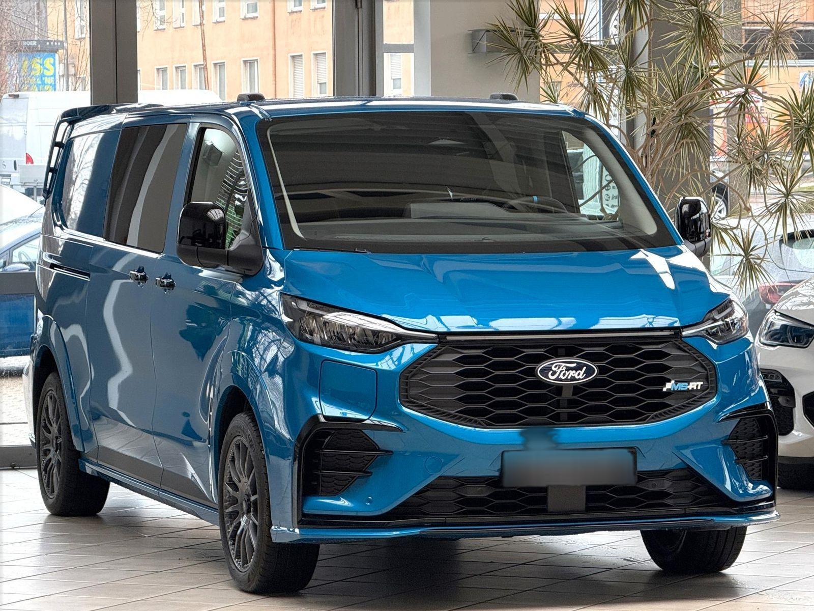 Ford Transit Custom e MS-RT 64kWh Doka Mixto lang VOLL