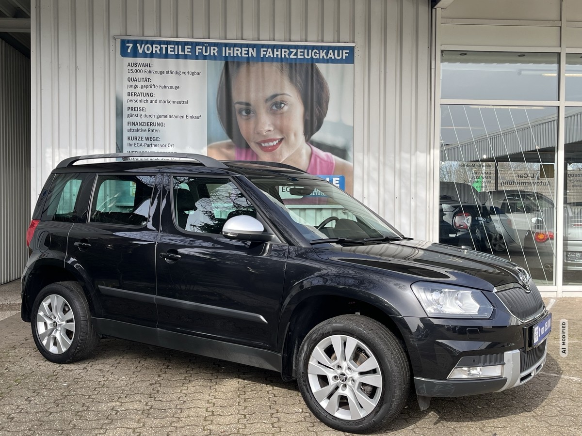 Skoda Yeti 2.0 TDI STYLE*4x4*Outdoor*AHK*PANORAMAD*XENON*PDC v+h