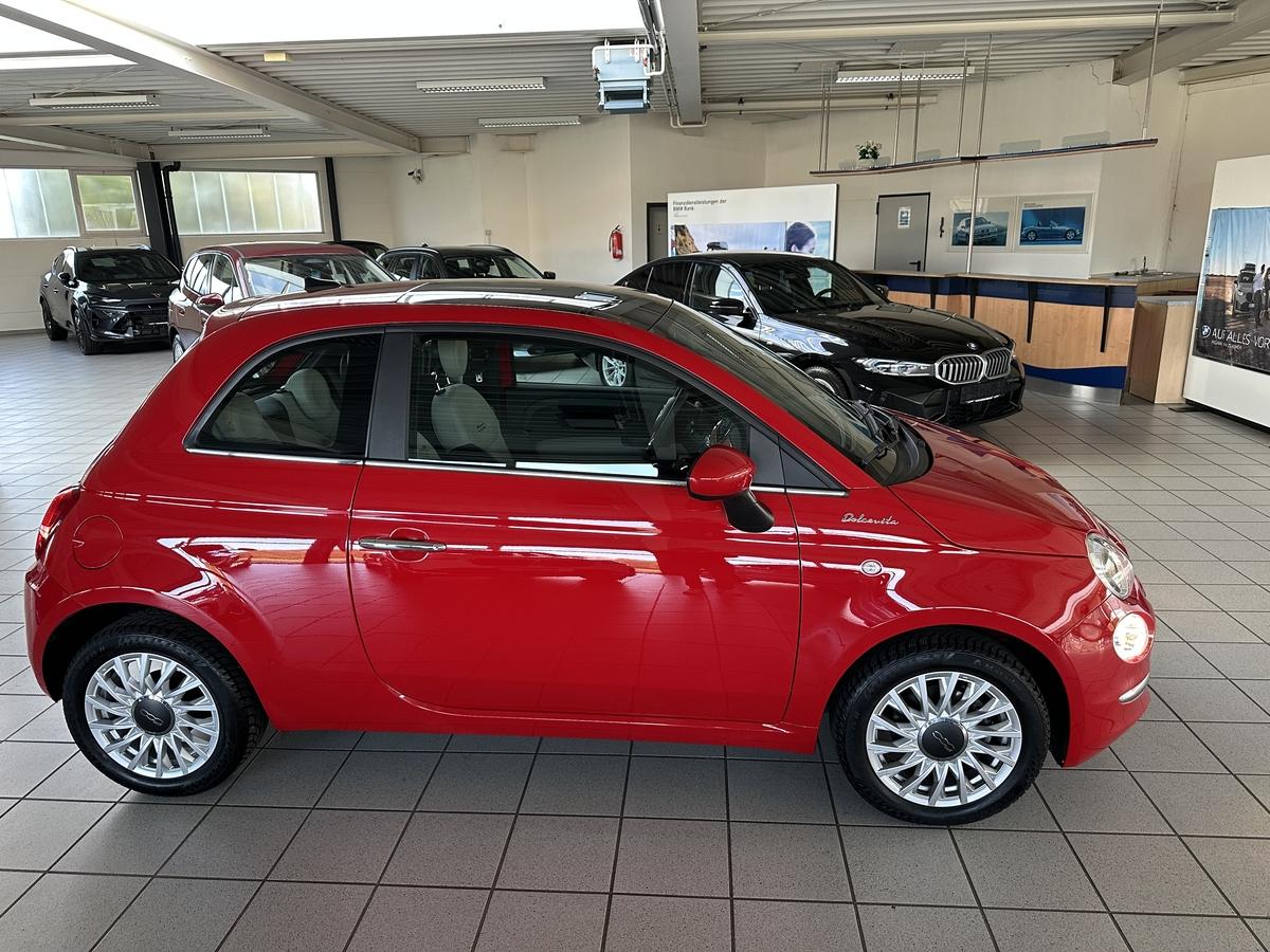 Fiat 500 1.0 Mild Hybrid Dolcevita Pannodach Allwetterreifen
