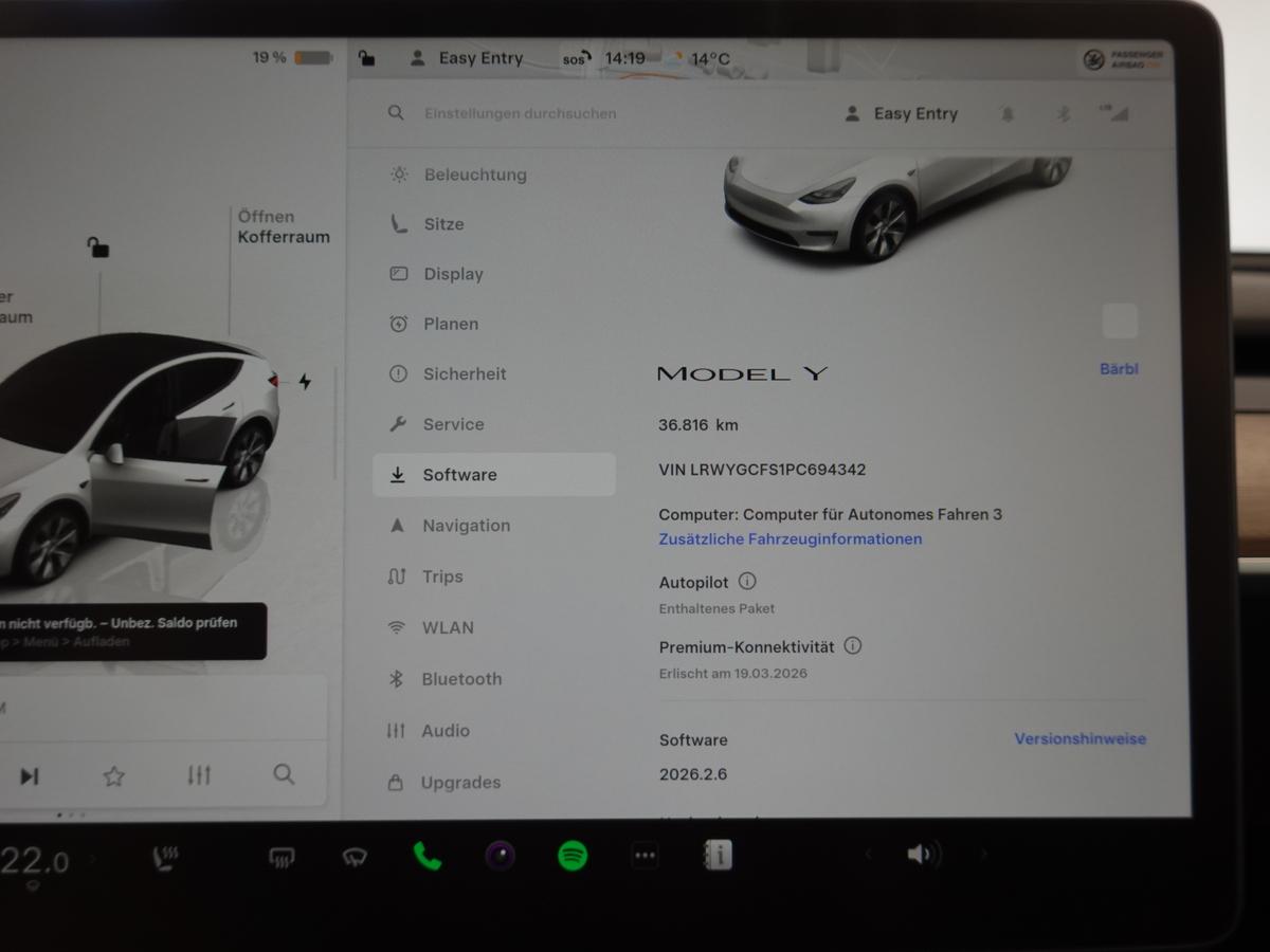 Tesla Model Y RWD Basis RWD*8Fach*AHK*92Batterie*