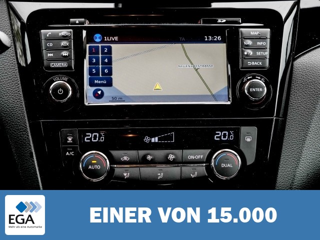 Nissan Qashqai Acenta Navi Mehrzonenklima DAB Ambientebeleuchtung SHZ Spurhalteass. Fer