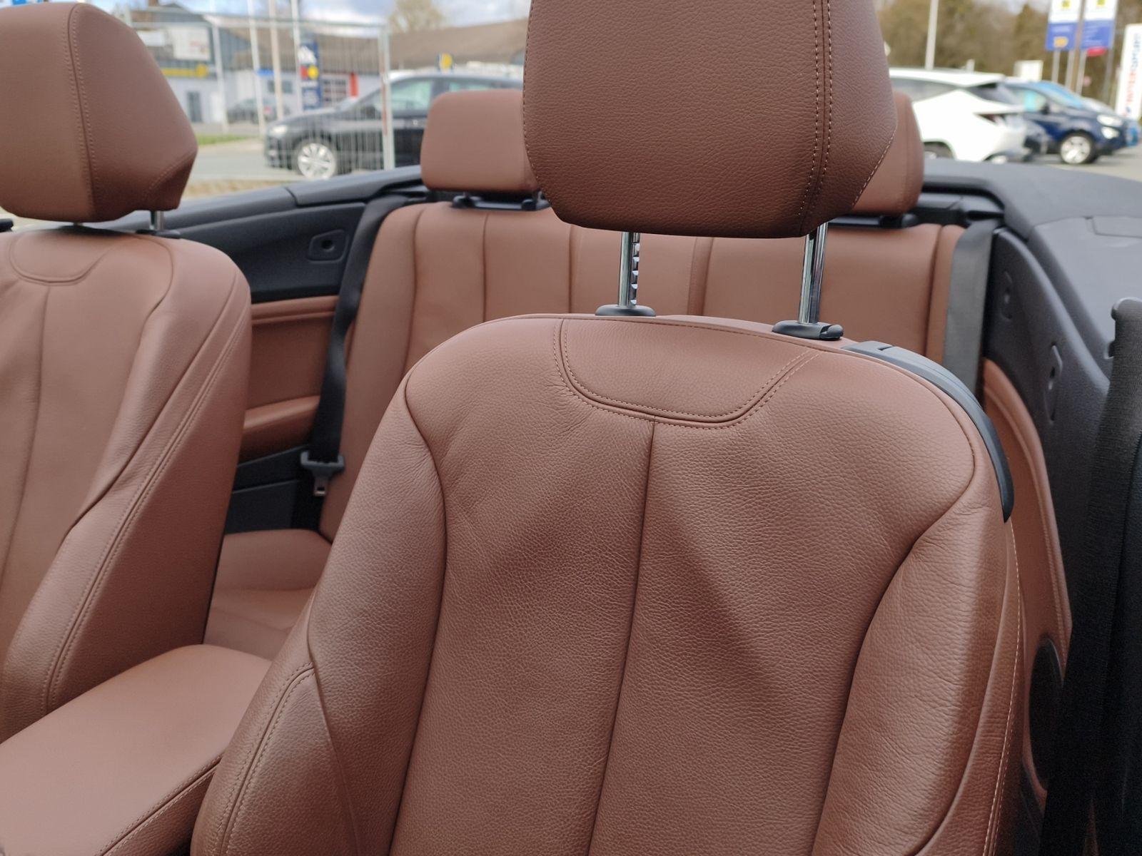 BMW 218 i Cabrio Aut./Leder/SHZ/Navi/PDC v.+h