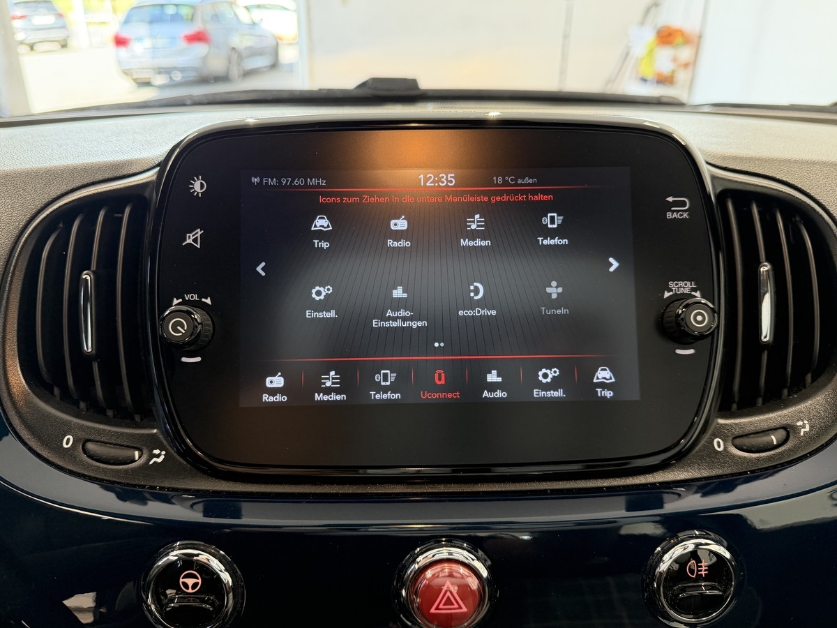 Fiat 500 1.2 8V Lounge*Allwetter*Scheckheft*Carplay*