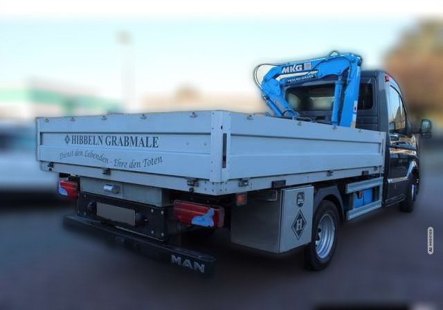 MAN TGE TGE TGEPritsche,5.160 4x2 SB Kran MKG Typ HLK 25 /