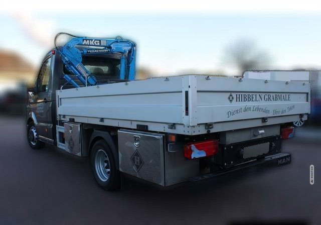 MAN TGE TGE TGEPritsche,5.160 4x2 SB Kran MKG Typ HLK 25 /