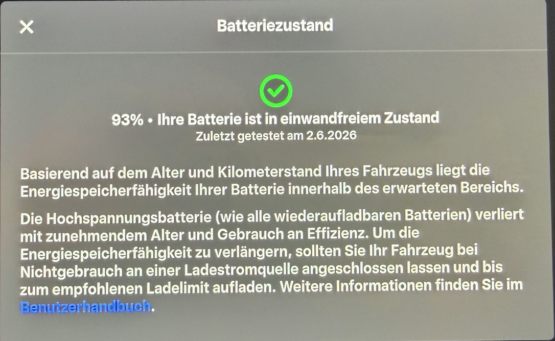 Tesla Model Y RWD Basis *93% Batteriezustand*