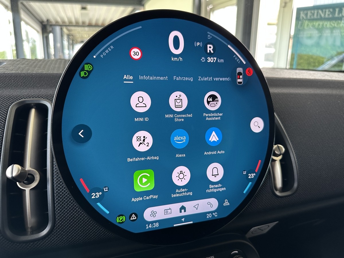 MINI Cooper C Countryman  HUD el Heckklappe Pano LED Kamera 