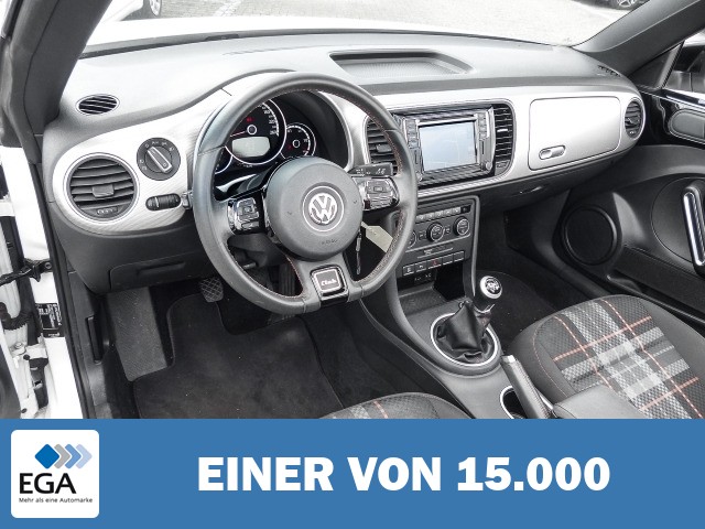 Volkswagen Beetle Cabriolet Club BMT El. Verdeck Navi Mehrzonenklima SHZ Temp PDCv+h Bergan