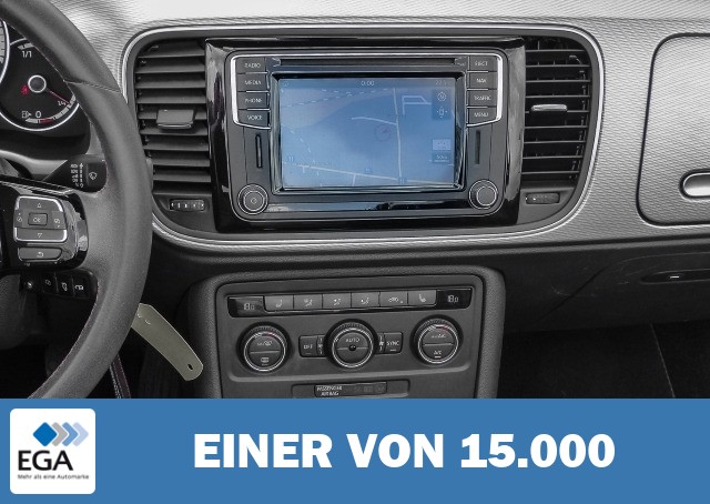 Volkswagen Beetle Cabriolet Club BMT El. Verdeck Navi Mehrzonenklima SHZ Temp PDCv+h Bergan
