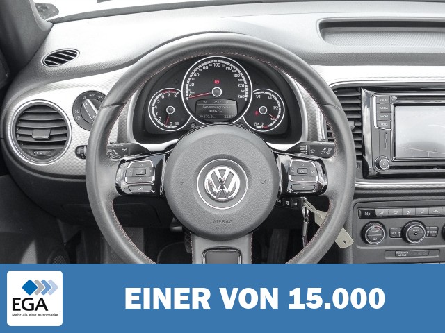 Volkswagen Beetle Cabriolet Club BMT El. Verdeck Navi Mehrzonenklima SHZ Temp PDCv+h Bergan