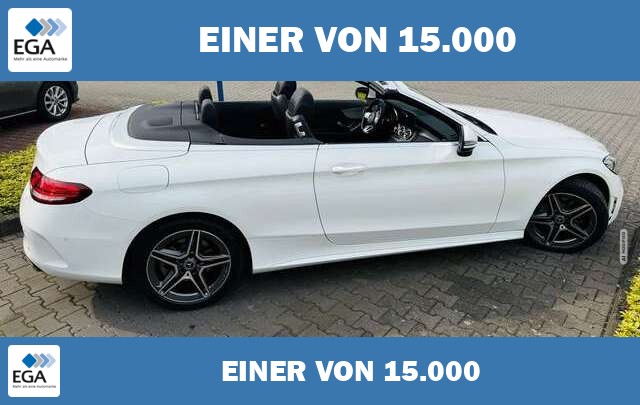 Mercedes-Benz C 200 CABRIO AMG, Autom., Multibeam, RFK, Tot, Navi, SHZ