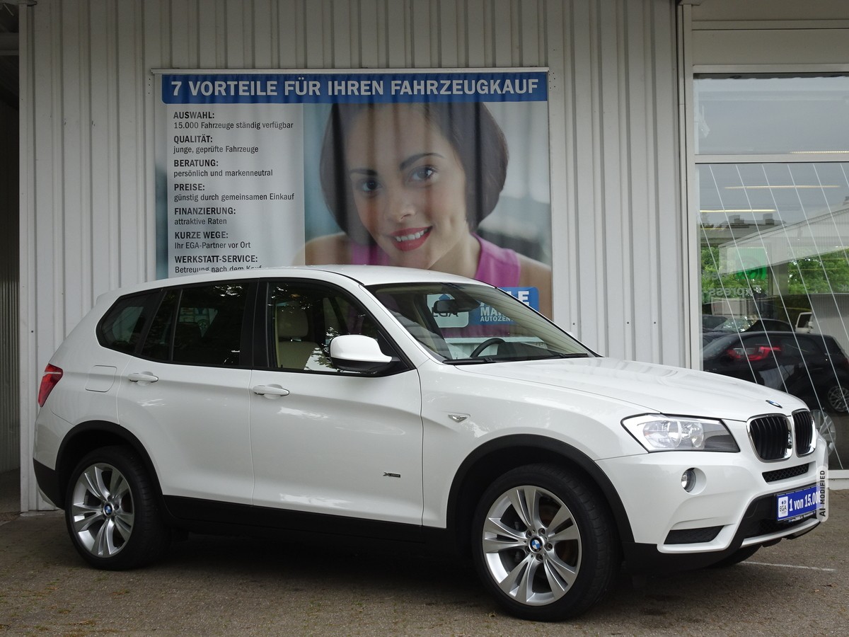 BMW X3  2,0d xDRIVE KLIMA AHK LEDER NAVI 19