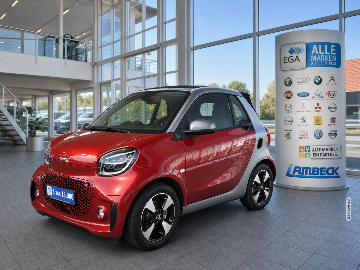 Smart ForTwo EQ cabrio*EXCLUSIVE*22kW*9TKM*CAM*MEDIA*ALLW*LED*SHZ*