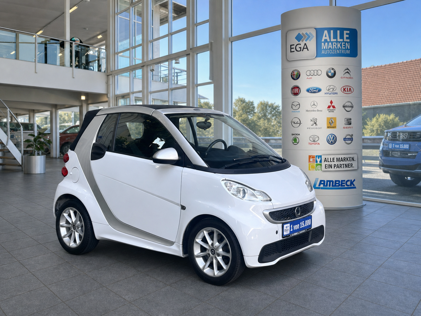 Smart ForTwo CABRIO MHD PASSION ALLWETTER ALU RCD KLIMA SHZ  