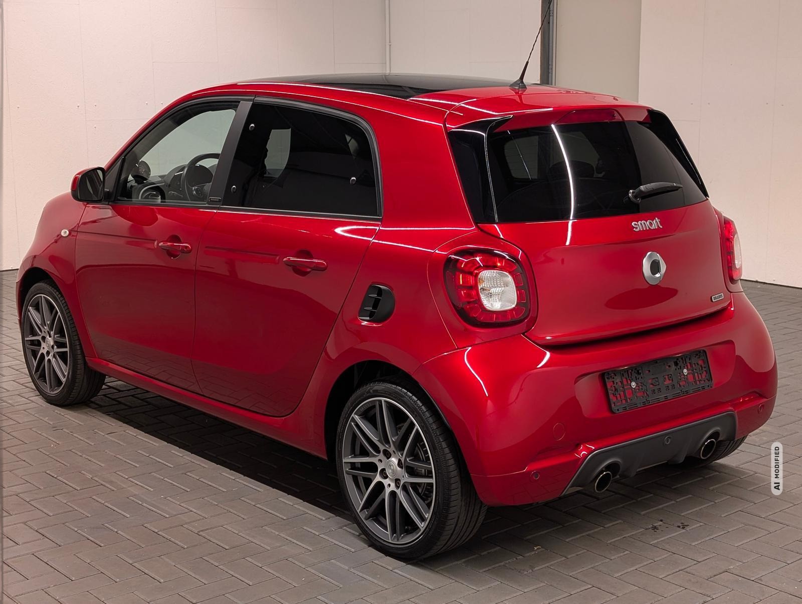 Smart ForFour Brabus Leder/Pano/SHZ/PDC/LED/GRA/17-LM