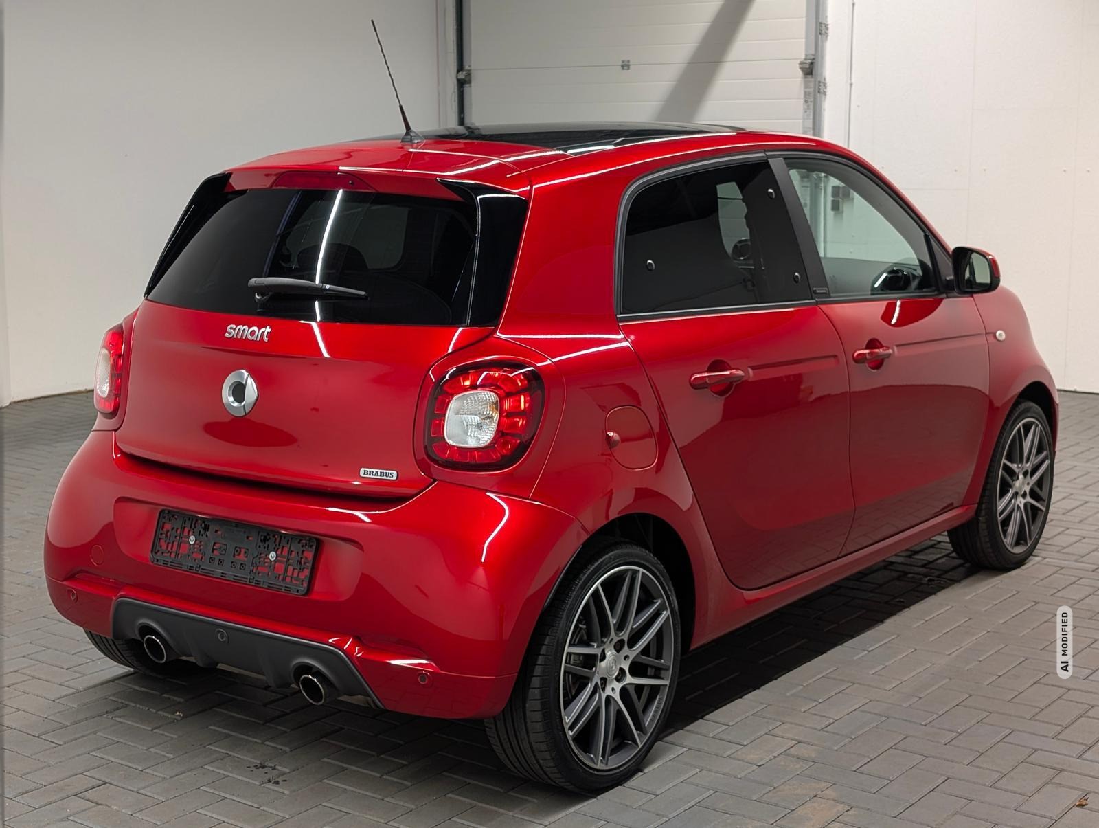 Smart ForFour Brabus Leder/Pano/SHZ/PDC/LED/GRA/17-LM
