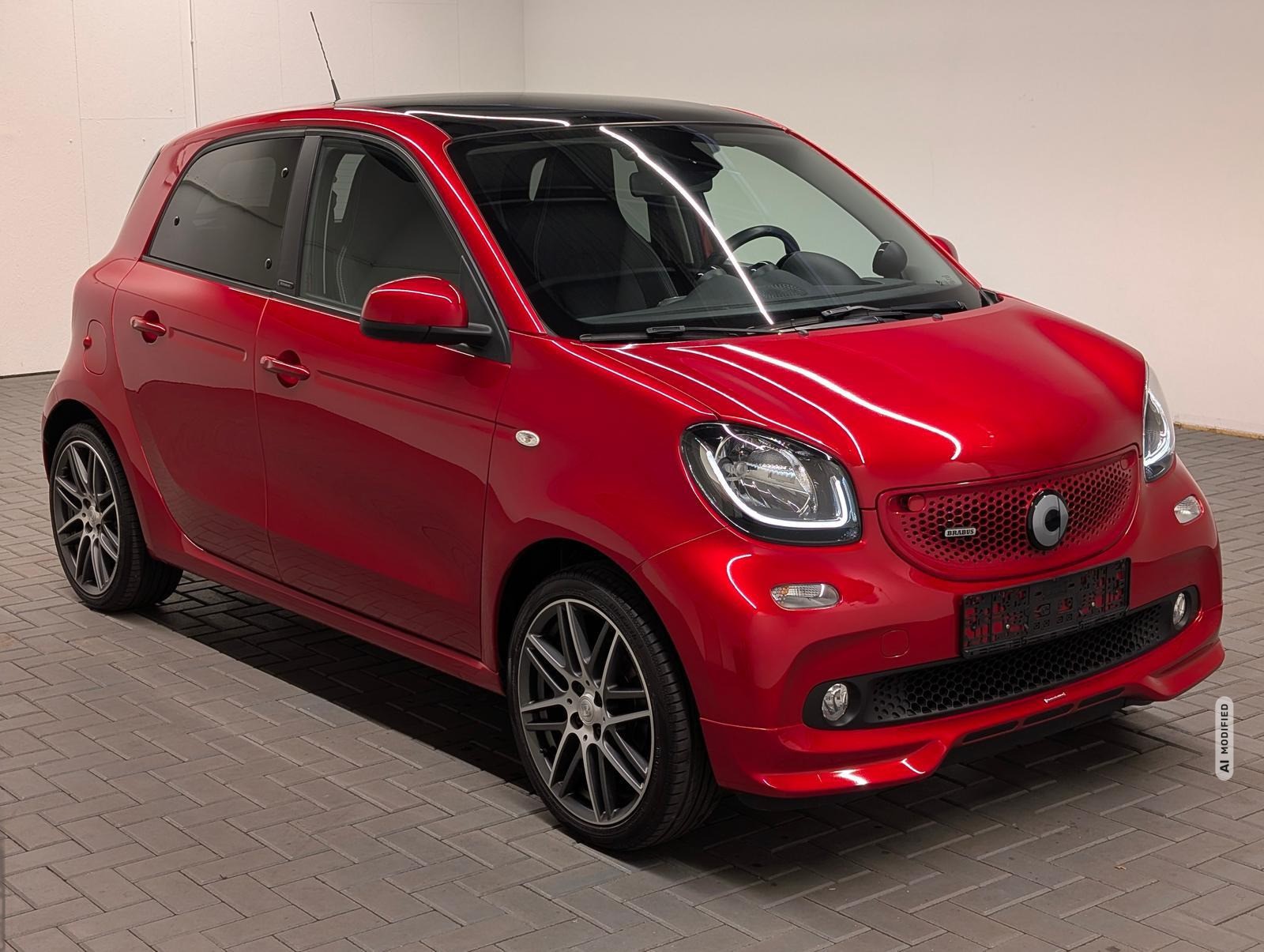 Smart ForFour Brabus Leder/Pano/SHZ/PDC/LED/GRA/17-LM