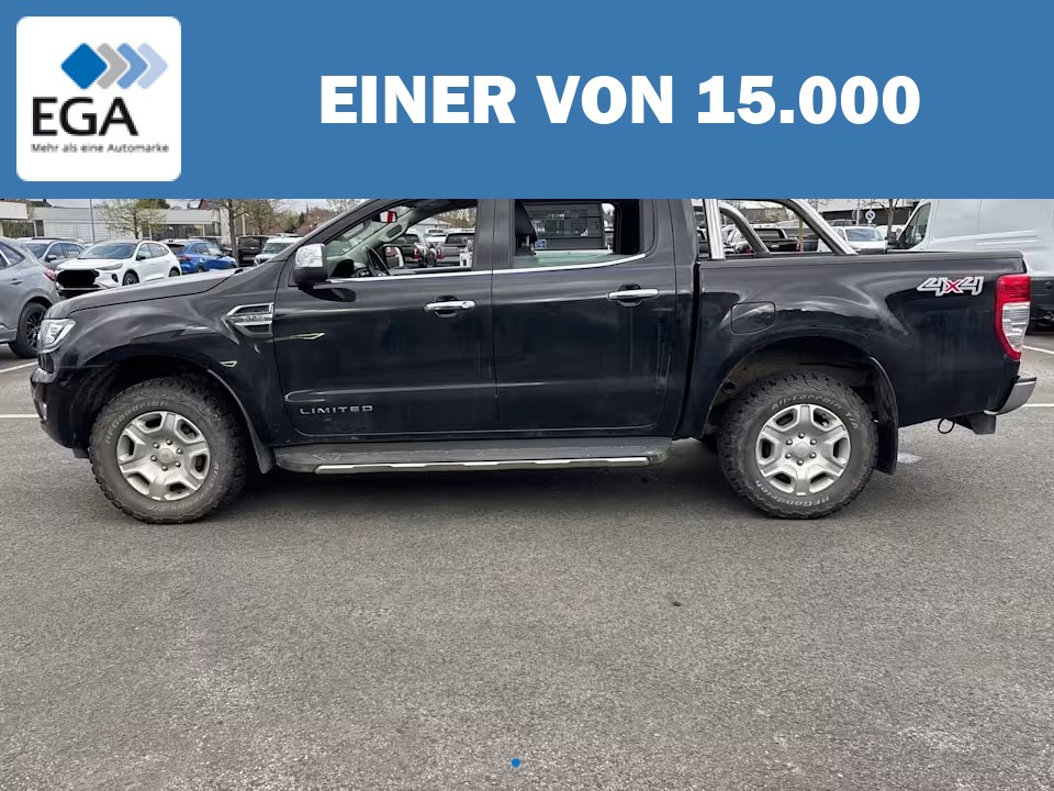 Ford Ranger Limited Doka 3,2 TDCi Autom. + AHK + Navi + Leder