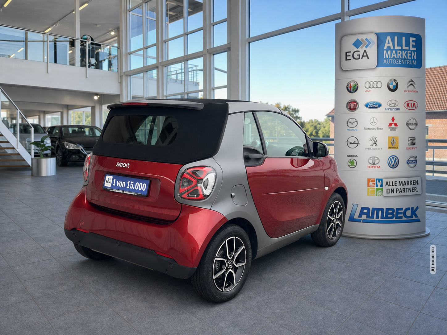 Smart ForTwo EQ cabrio*EXCLUSIVE*22kW*CAM*MEDIA*ALLW*LED*SHZ*