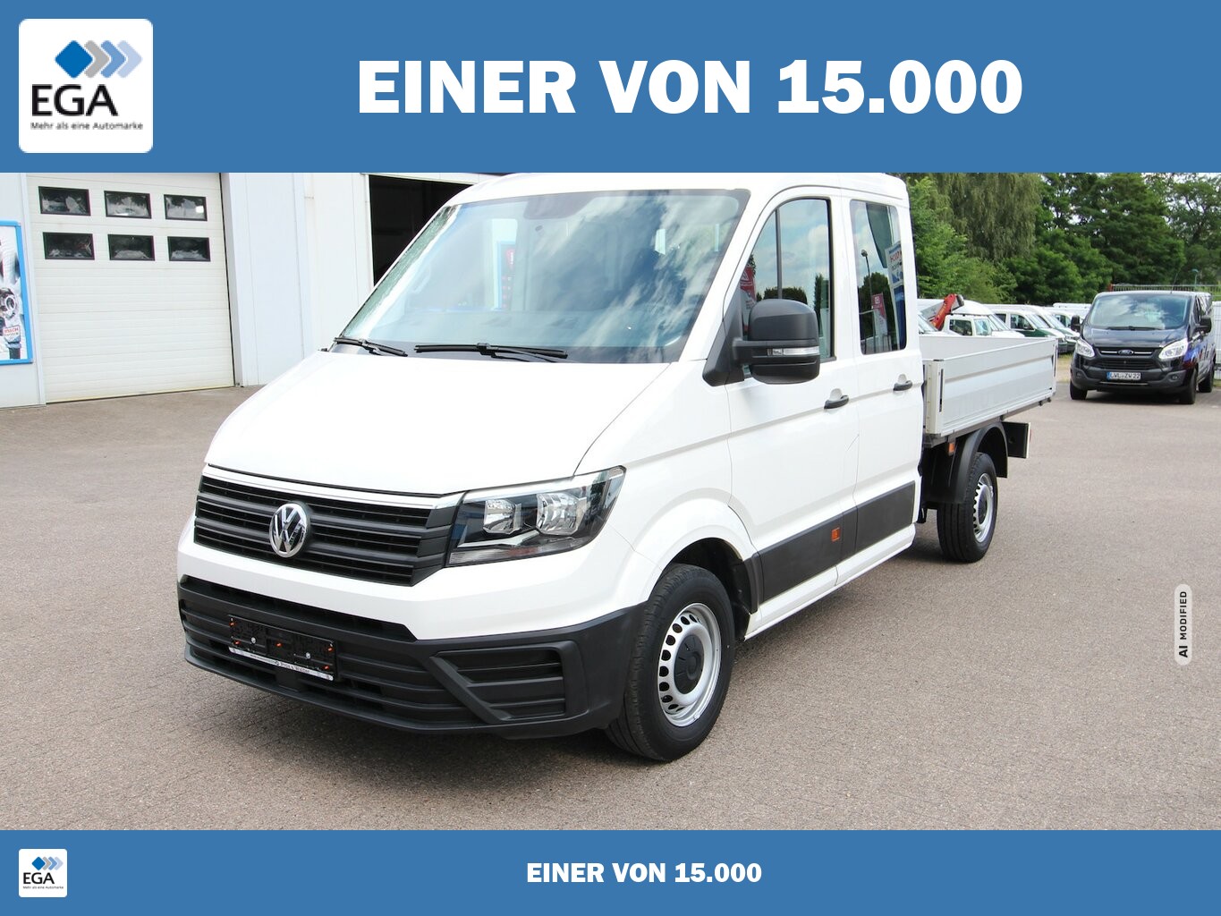 Volkswagen Crafter 35 2.0 TDI DOKA Pritsche 7-SITZ+AHK+TEMPOMAT...