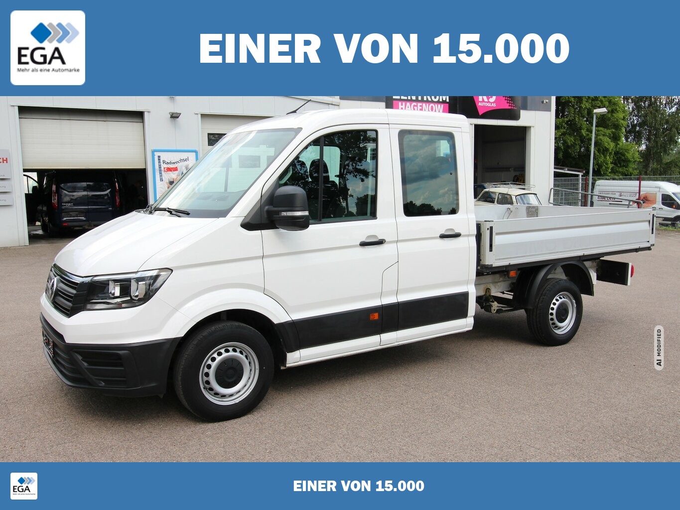 Volkswagen Crafter 35 2.0 TDI DOKA Pritsche 7-SITZ+AHK+TEMPOMAT...