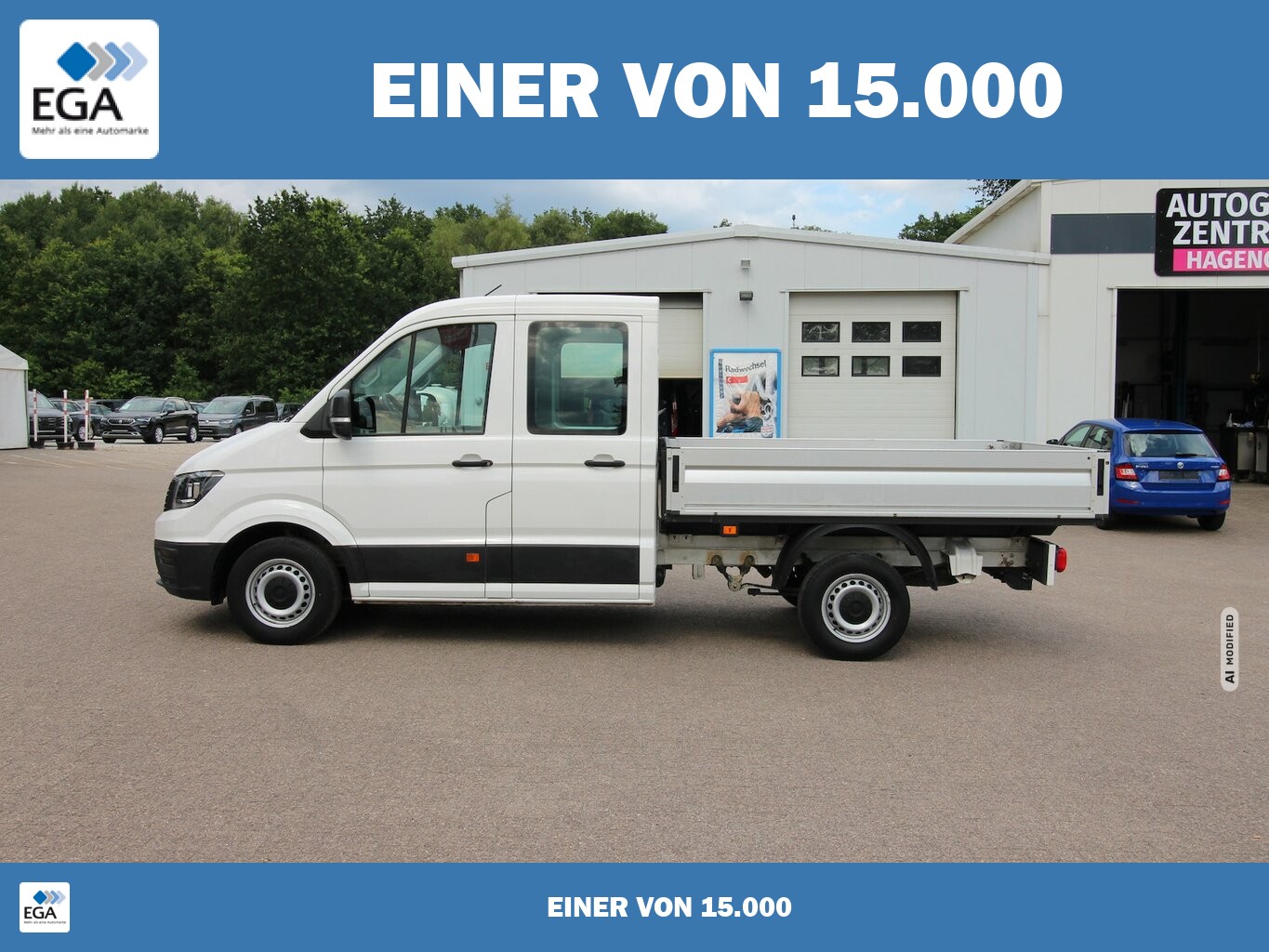Volkswagen Crafter 35 2.0 TDI DOKA Pritsche 7-SITZ+AHK+TEMPOMAT...