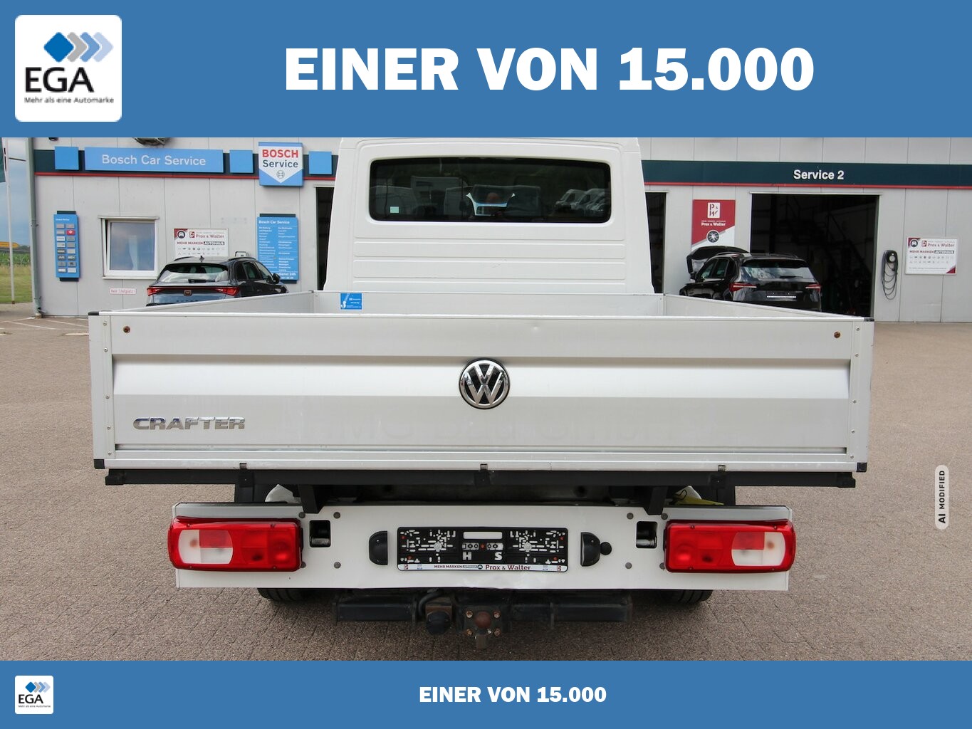 Volkswagen Crafter 35 2.0 TDI DOKA Pritsche 7-SITZ+AHK+TEMPOMAT...